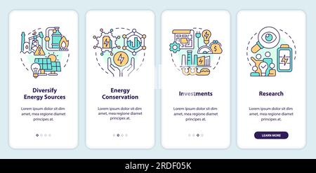 Concept d'icône de ligne multicolleur de réglage des bordures de carbone Illustration de Vecteur