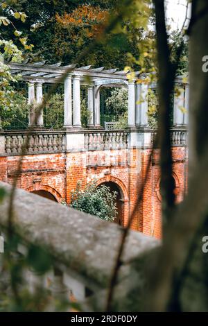 Le Hill Garden et la Pergola à Hampstead Heath Banque D'Images