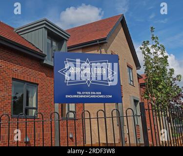 Centre de soins Grappenhall Manor, 226 Knutsford Road, A50, Grpenhall, Warrington, Cheshire, Angleterre, Royaume-Uni, WA4 2TI Banque D'Images