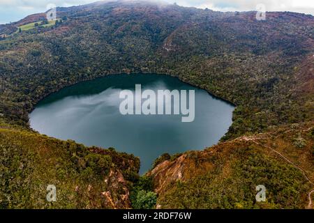 Lac Guatavita, Andes colombiennes, Colombie Banque D'Images