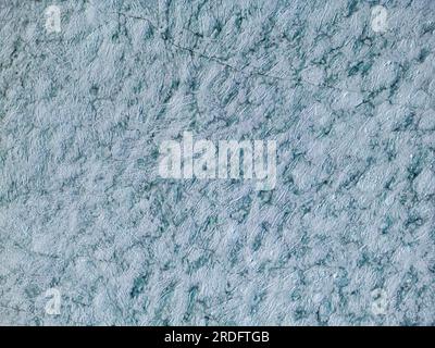 Un regard d'en haut sur la plate-forme de glace couvrant l'océan Arctique. Banque D'Images