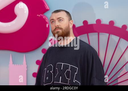 Londres, Royaume-Uni. 12 juillet 2023. Sam Smith assiste à la première européenne « Barbie » au Cineworld, Leicester Square à Londres, en Angleterre. Crédit : S.A.M./Alamy Live News Banque D'Images