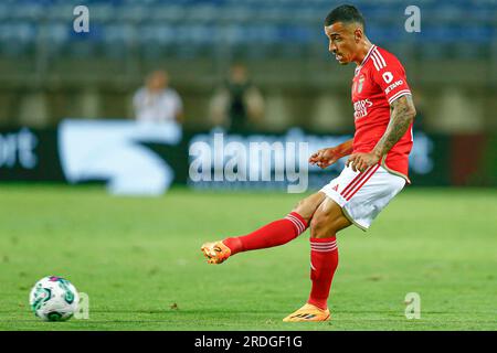 Faro, Portugal. 20 juillet 2023. Chiquinho de Benfica lors du match de coupe de l'Algarve, entre Al Nassr et Benfica a joué à Algarve Stadium le 20 2023 juillet à Faro, en Espagne. (Photo Antonio Pozo/Pressinphoto) crédit : PRESSINPHOTO SPORTS AGENCY/Alamy Live News Banque D'Images