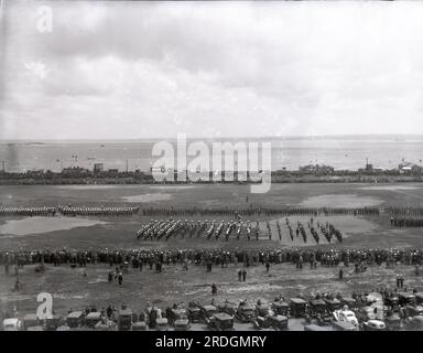 King George's Birthday Review, 3 juin 1935 sur Southsea Common. Banque D'Images