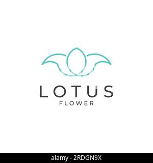 Belles et naturellement belles fleurs de spa lotus, avec l'édition luxueuse et élégante d'illustration de fleurs de lotus, adaptée à la beauté et cosmétique sa Illustration de Vecteur