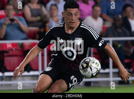 Le milieu de terrain de la MLS Hany Mukhtar (10) en action au match des étoiles de la MLS 2023 Banque D'Images