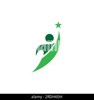 Logo étoile de personnes et images vectorielles Illustration de Vecteur
