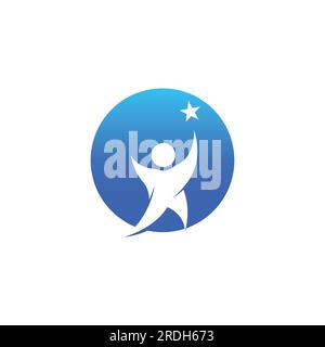 Logo étoile de personnes et images vectorielles Illustration de Vecteur
