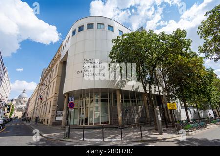 Ecole nationale supérieure des Arts Décoratifs (ENSAD, aussi connue sous le nom Arts DECOs', École des Arts Décoratifs), une célèbre école française d'art et de design Banque D'Images