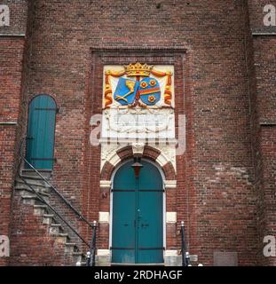 Détail de l'église à Harkstede Banque D'Images