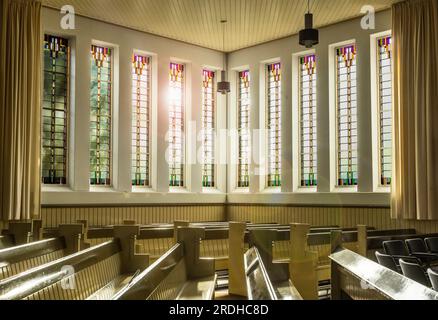 Église réformée à Onderdendam Banque D'Images