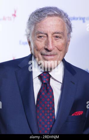 30 janvier 2018, New York, New York, États-Unis : TONY Bennett assiste au 11e gala annuel Exploring the Arts au Ziegfeld Ballroom. (Image de crédit : © Lev Radin/Pacific Press via ZUMA Wire) USAGE ÉDITORIAL SEULEMENT! Non destiné à UN USAGE commercial ! Banque D'Images