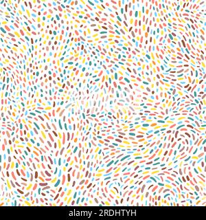 Hand drawn seamless pattern Illustration de Vecteur