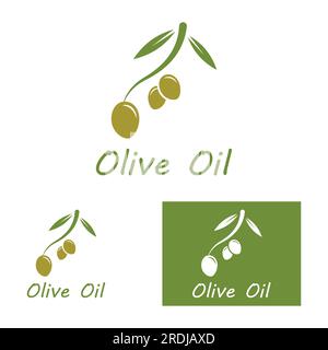 conception d'illustration vectorielle d'icône olive Illustration de Vecteur