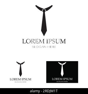 Tuxedo icône et logo pour hommes , modèle de conception Illustration de Vecteur