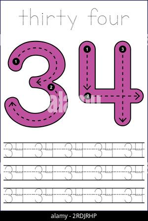 nombres tracés à partir de 0 t 100 Illustration de Vecteur