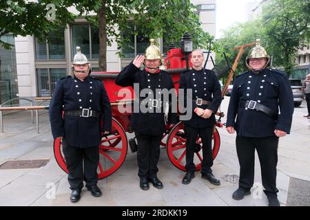 Guildhall, Londres, Royaume-Uni. 22 juillet 2023. La cérémonie de marquage des chariots 2023 a lieu au Guildhall Yard, à Londres. Crédit : Matthew Chattle/Alamy Live News Banque D'Images