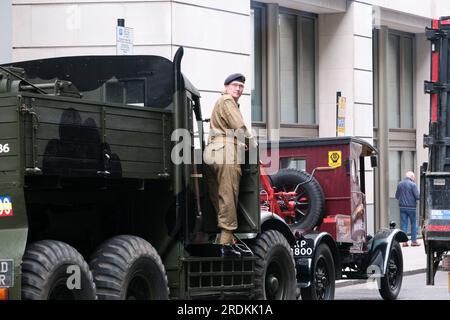 Guildhall, Londres, Royaume-Uni. 22 juillet 2023. La cérémonie de marquage des chariots 2023 a lieu au Guildhall Yard, à Londres. Crédit : Matthew Chattle/Alamy Live News Banque D'Images