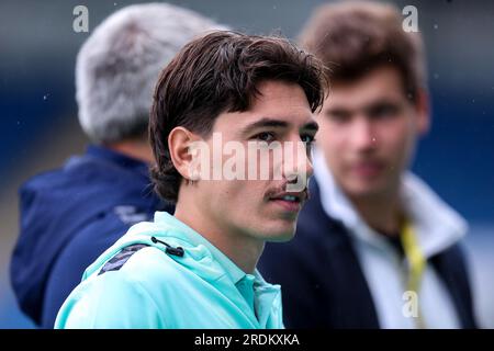 Hector Bellerin du Real Betis lors du match amical de pré-saison Real Betis vs Middlesbrough au SMH Group Stadiumact Stadium, Chesterfield, Royaume-Uni, le 22 juillet 2023 (photo Ryan Crockett/News Images) Banque D'Images