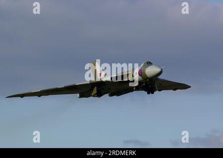 Avro 698 Vulcan B2, XH558, G-VLCN, Great Yorkshire Air Show, Church Fenton, Leeds, Banque D'Images