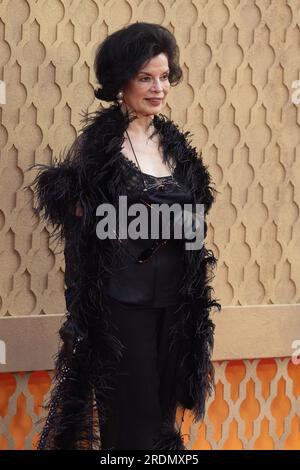 Londres, Royaume-Uni. 26 juin 2023. Bianca Jagger assiste aux arrivées Indiana Jones et Dial of Destiny UK Premiere au Cineworld, Leicester Square à Londres, en Angleterre. Crédit : S.A.M./Alamy Live News Banque D'Images