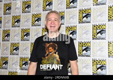 David Baxter arrive au photocall pour William Shatner : Call Me Bill lors de la troisième journée internationale de la Comic-con de San Diego, le 22 juillet 2023. Banque D'Images