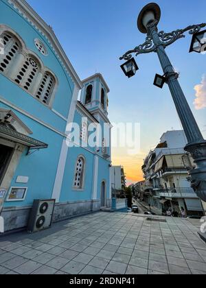 L'église de Huch d'Agios Nikolaos (Saint Nicolas) dans la ville de kalamata, Messénie en Grèce Banque D'Images