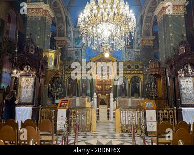 L'église de Huch d'Agios Nikolaos (Saint Nicolas) dans la ville de kalamata, Messénie en Grèce Banque D'Images