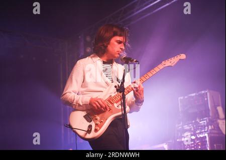 22 juillet 2023, Sheffield, South Yorkshire, Royaume-Uni : Spector,Performing at tramlines Festival, Sheffield , Royaume-Uni , 22.07.2023 (image de crédit : © Robin Burns/ZUMA Press Wire) USAGE ÉDITORIAL SEULEMENT! Non destiné à UN USAGE commercial ! Banque D'Images