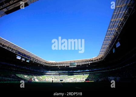 Sao Paulo, Brésil. 22 juillet 2023. Lors d'un match entre Palmeiras et Fortaleza à Allianz Parque à Sao Paulo, Brésil (Fernando Roberto/SPP) crédit : SPP Sport Press photo. /Alamy Live News Banque D'Images