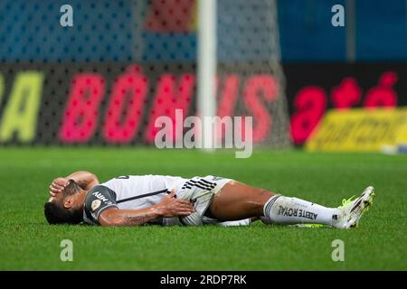 Porto Alegre, Brésil. 22 juillet 2023. Hulk de l'Atletico Mineiro, lors du match entre Gremio et l'Atletico Mineiro, pour la série brésilienne A 2023, au stade Arena do Gremio, à Porto Alegre le 22 juillet. Photo : Richard Ducker/DiaEsportivo/Alamy Live News crédit : DiaEsportivo/Alamy Live News Banque D'Images