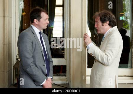 Joshua Levine & Jack Blackburn, The Oldie Literary Lunch 18-07-23 Banque D'Images