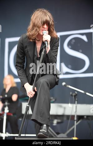 22 juillet 2023, Sheffield, South Yorkshire, Royaume-Uni : Bossoms, spectacle au Tramlines Festival, Sheffield , Royaume-Uni , 22.07.2023 (image de crédit : © Robin Burns/ZUMA Press Wire) USAGE ÉDITORIAL SEULEMENT! Non destiné à UN USAGE commercial ! Banque D'Images