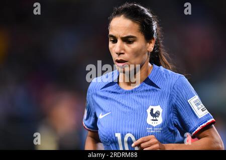 Sydney, Australie, 23 juillet 2023. Amel Majri de France lors du match de coupe du monde féminin entre la France et la Jamaïque au stade Allianz le 23 juillet 2023 à Sydney, en Australie. Crédit : Steven Markham/Speed Media/Alamy Live News Banque D'Images