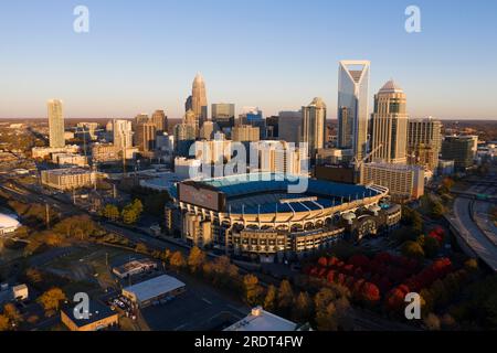 Le Bank of America Stadium accueille les Carolina Panthers de la NFL à Charlotte, en Caroline du Nord Banque D'Images