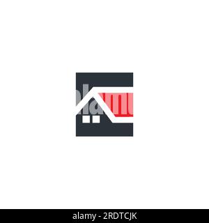 Design de logo d'intérieur de maison. Logo Immobilier Illustration de Vecteur