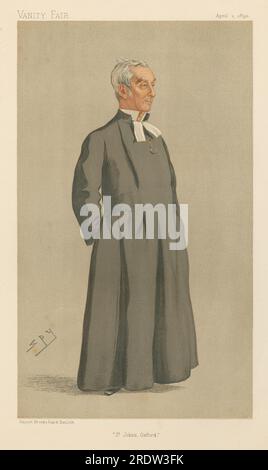 Vanity Fair : enseignants et directeurs ; 'St. John's, Oxford', le président de St. John's College, Oxford, Dr. J. Bellamy, 1 avril 1893 (B197914.1132) 1893 par Leslie Ward Banque D'Images