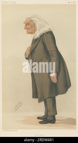 Vanity Fair : Musicians ; 'The Abbe', Abbe Franz Listz, 15 mai 1886 1886 par Leslie Ward Banque D'Images