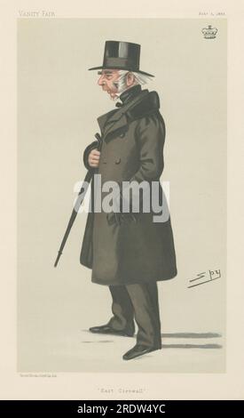 Politiciens - Vanity Fair. 'East Cornwall'. Lord Robartes. 4 février 1882 1882 par Leslie Ward Banque D'Images