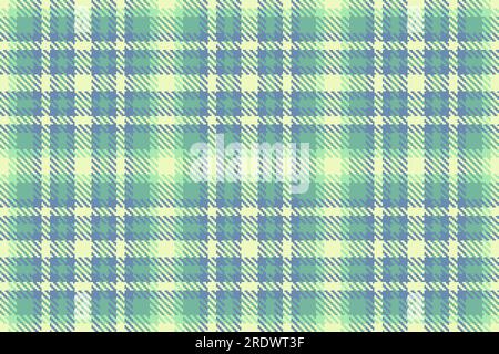 Motif à carreaux vectoriels de texture à carreaux textile avec un tissu de fond tartan sans couture dans des couleurs claires et bleues. Illustration de Vecteur