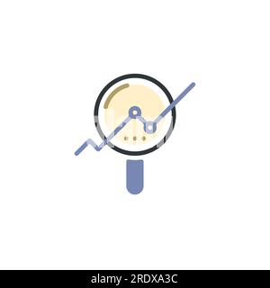 Réalisation de rapports d'audit analytique pour Business Insights Illustration de Vecteur