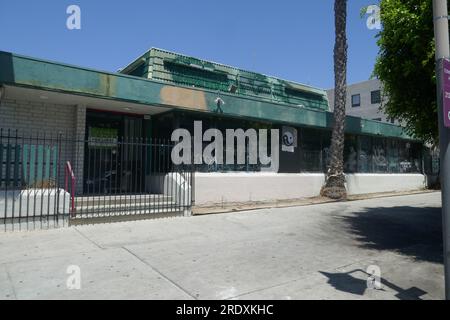 Los Angeles, Californie, États-Unis 25 juillet 2022 fermeture du restaurant Sizzler le 25 juillet 2022 à Los Angeles, Californie, États-Unis. Photo de Barry King/Alamy stock photo Banque D'Images