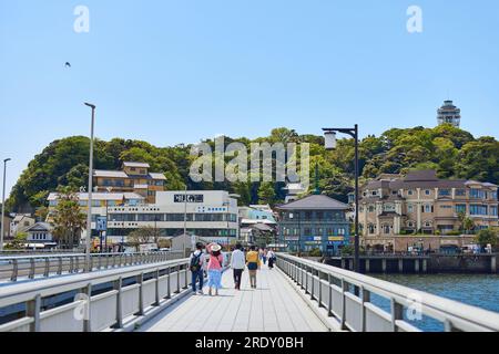 Voyage à l'île d'Enoshima, préfecture de Kanagawa, Japon Banque D'Images