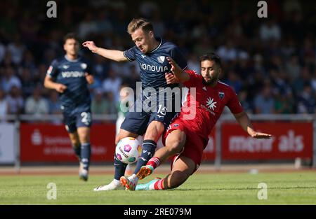 Gevelsberg, Deutschland. 11 juillet 2023. Firo : 07/11/2023, football, football, 1e championnat, 1e Bundesliga, Saison 2023/2024, VfL Bochum, VfL Bochum - Kickers Emden Felix PASSLACK, Bochum duels crédit : dpa/Alamy Live News Banque D'Images