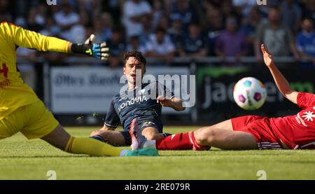 Gevelsberg, Deutschland. 11 juillet 2023. Firo : 07/11/2023, football, football, 1e championnat, 1e Bundesliga, Saison 2023/2024, VfL Bochum, VfL Bochum - Kickers Emden Luis HARTWIG, Bochum, Withte crédit : dpa/Alamy Live News Banque D'Images