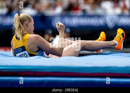 Londres, Royaume-Uni. 23 juillet 2023. Diamond League Athletics au London Stadium, Queen Elizabeth Olympic Park, Londres, Angleterre le 23 juillet 2023. Photo de Phil Hutchinson. Usage éditorial uniquement, licence requise pour un usage commercial. Aucune utilisation dans les Paris, les jeux ou les publications d'un seul club/ligue/joueur. Crédit : UK Sports pics Ltd/Alamy Live News Banque D'Images