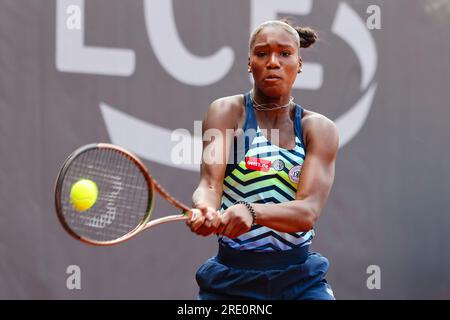 Hambourg, Allemagne. 24 juillet 2023. Le joueur de tennis allemand Noma Noha Akugue à l'Open d'Europe de Hambourg 2023. Frank Molter/Alamy Live News Banque D'Images