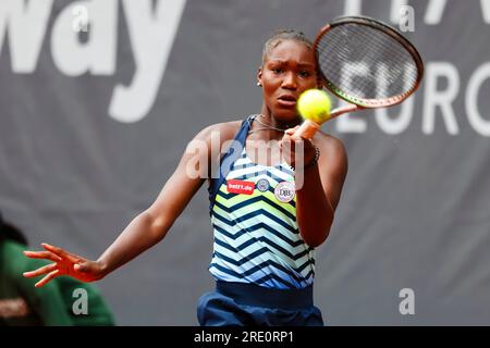 Hambourg, Allemagne. 24 juillet 2023. Le joueur de tennis allemand Noma Noha Akugue à l'Open d'Europe de Hambourg 2023. Frank Molter/Alamy Live News Banque D'Images