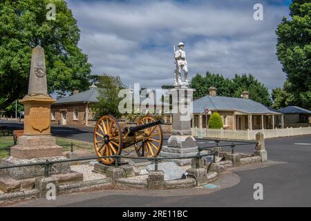 Anzac Memorial centre-ville Ross Tasmanie Australie Banque D'Images