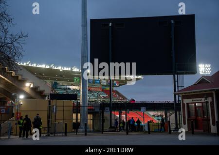 Adélaïde, Aus. 24 juillet 2023. Adélaïde, Australie, le 24 juillet 2023 : une vue à l'extérieur du stade avant le match de football du groupe F de la coupe du monde féminine 2023 entre le Brésil et le Panama au stade Hindmarsh d'Adélaïde, Australie. (NOE lamas/SPP) crédit : SPP Sport Press photo. /Alamy Live News Banque D'Images